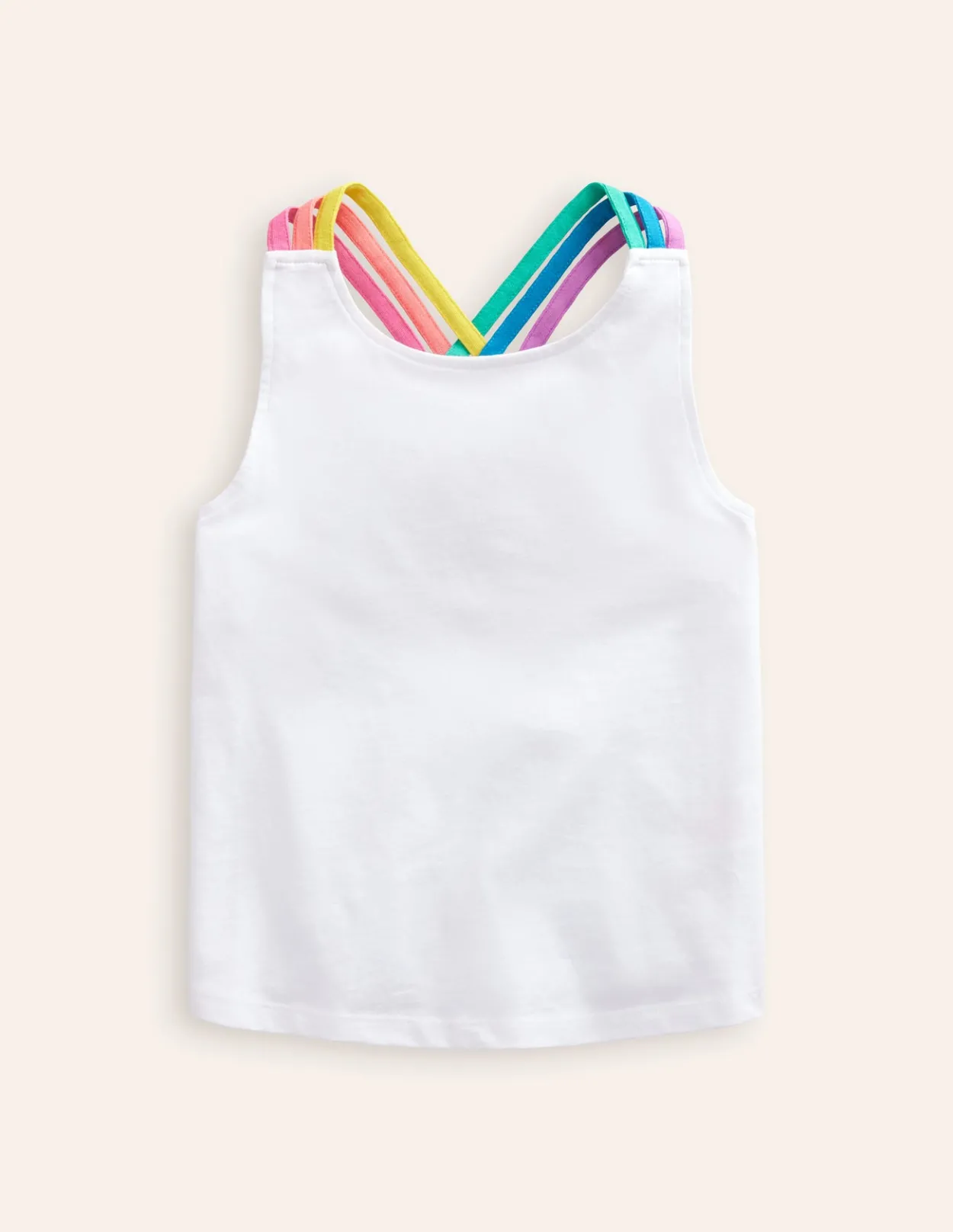 Outlet Coloured Strap Vest Girls Essentials