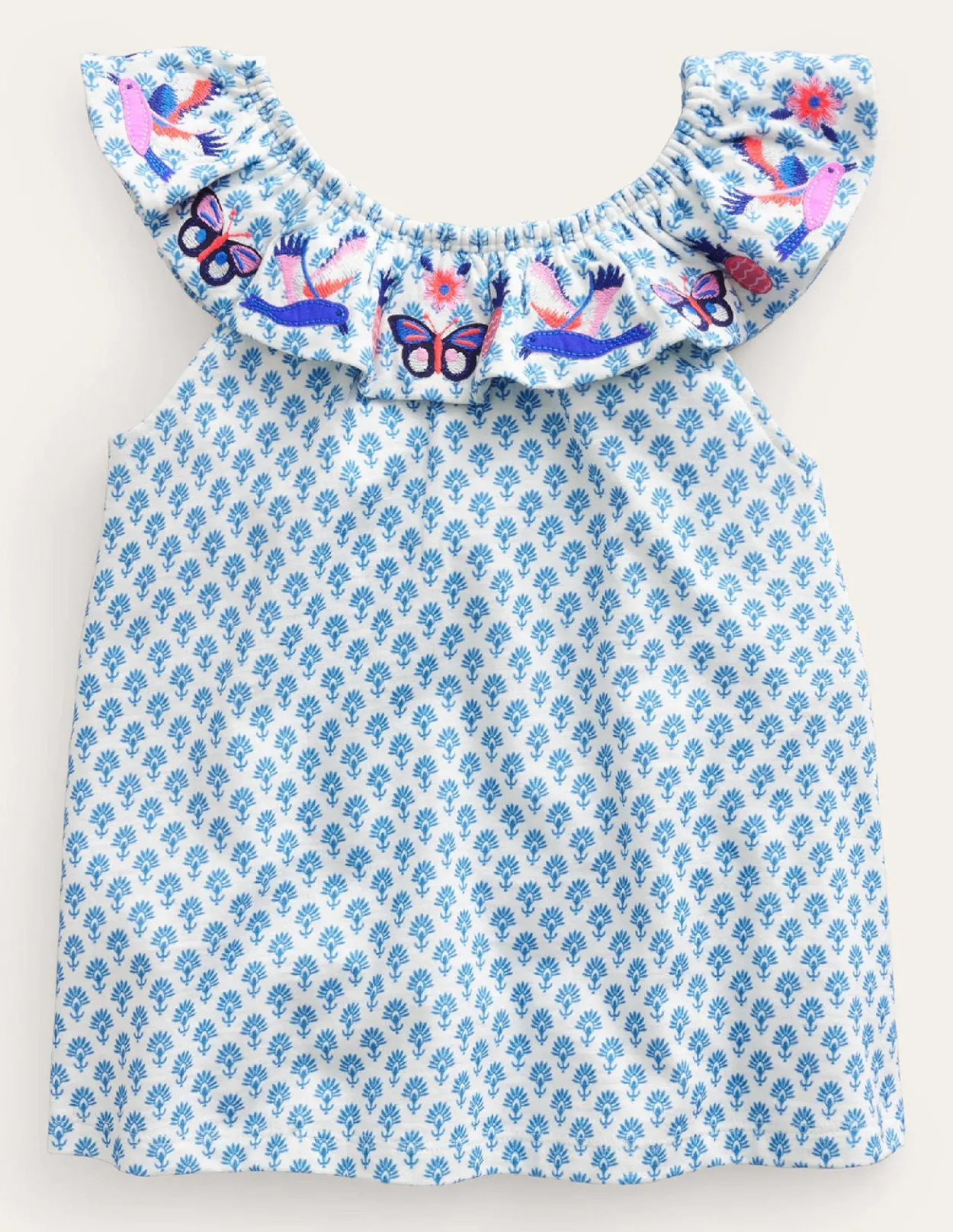 Sale Frill Embroidered Top Baby & Toddler Tops & T-Shirts