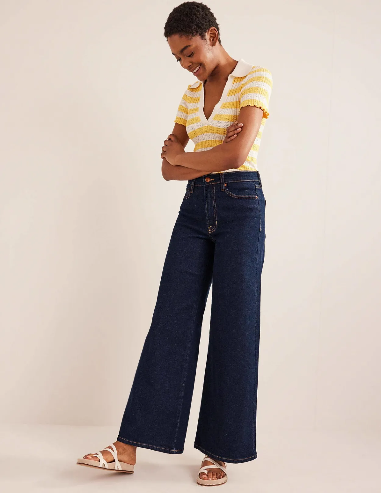 Sale High Rise Wide Leg Jeans Women Jeans