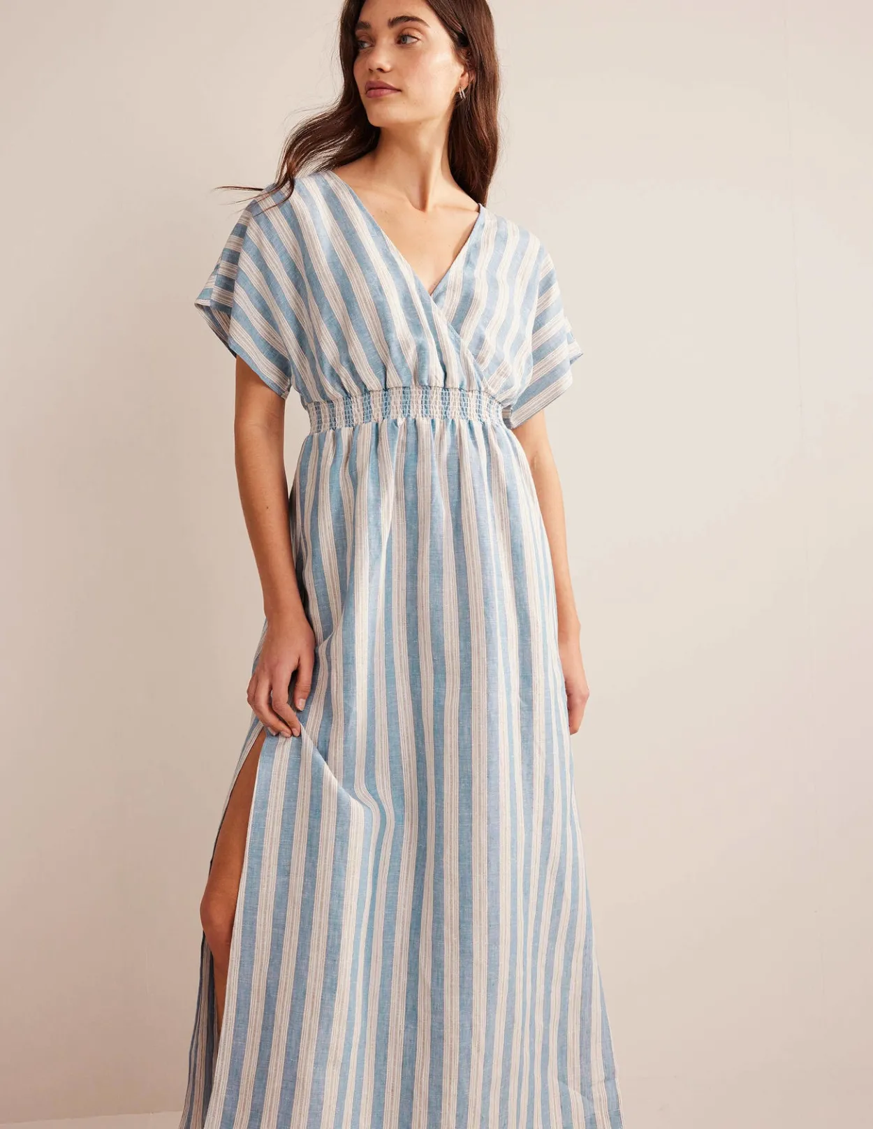 Clearance Linen Kaftan Maxi Dress Women Dresses