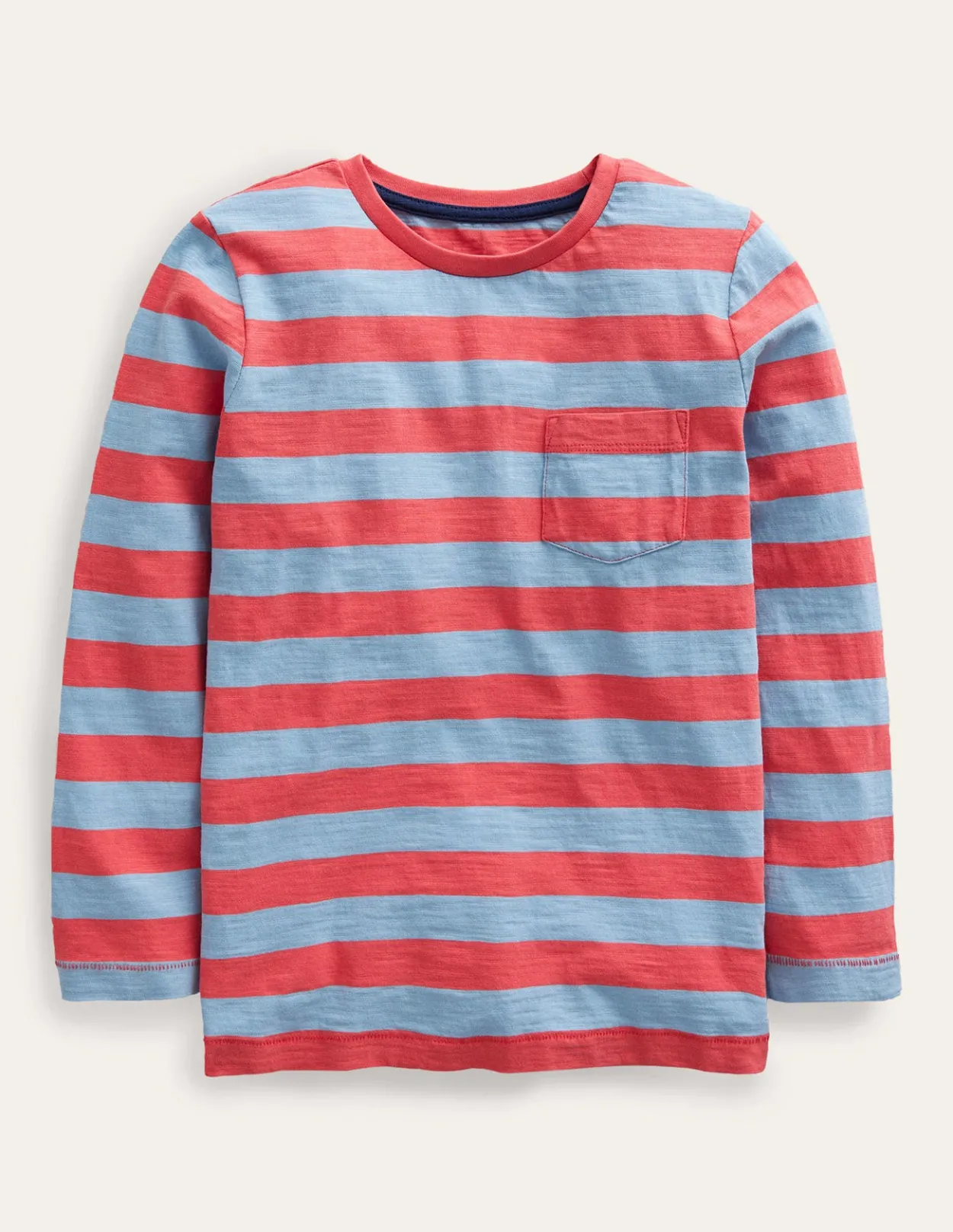 Sale Long-Sleeved Washed T-Shirt Boys Tops, T-Shirts & Polos