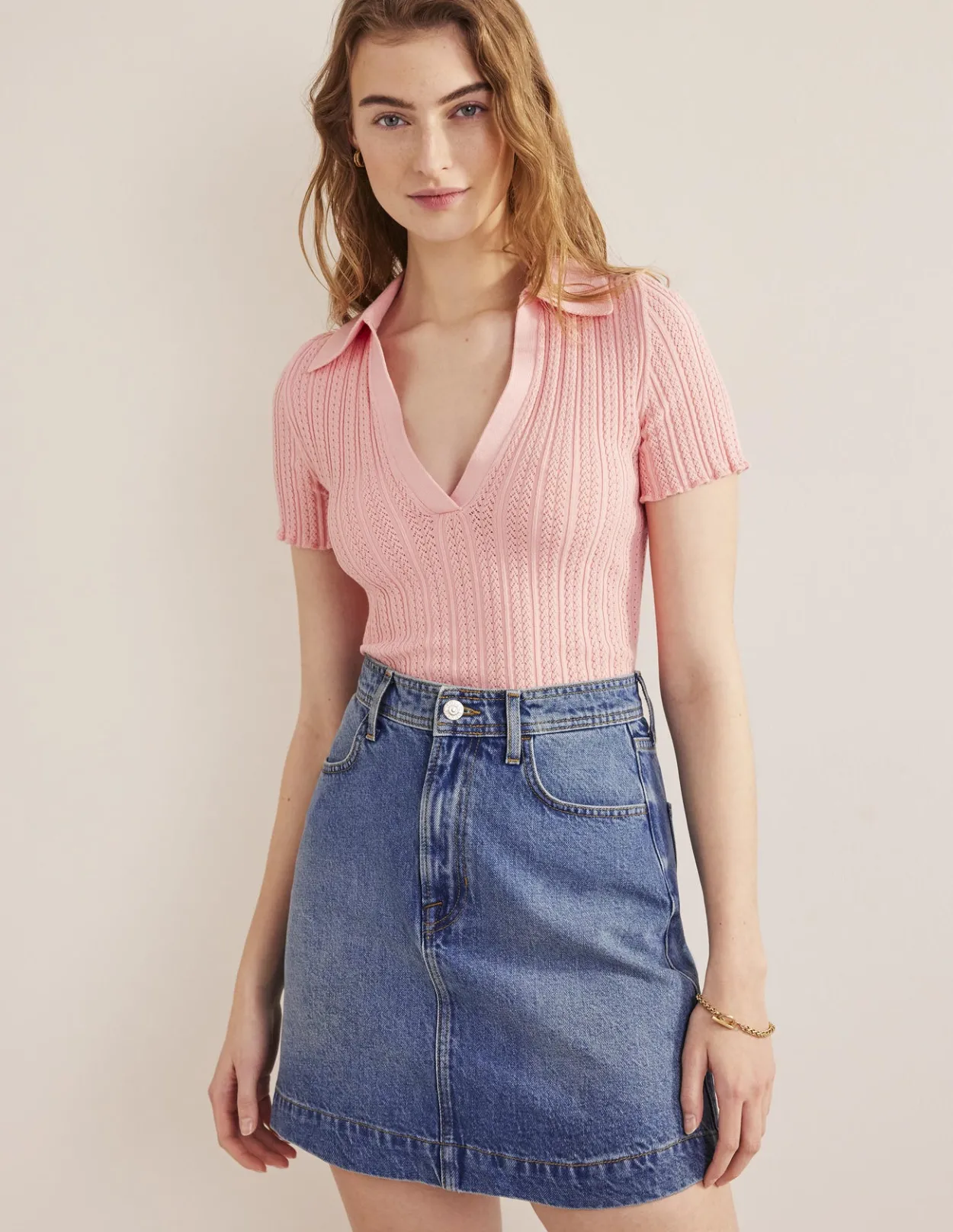 Cheap Nell Denim Mini Skirt Women Skirts