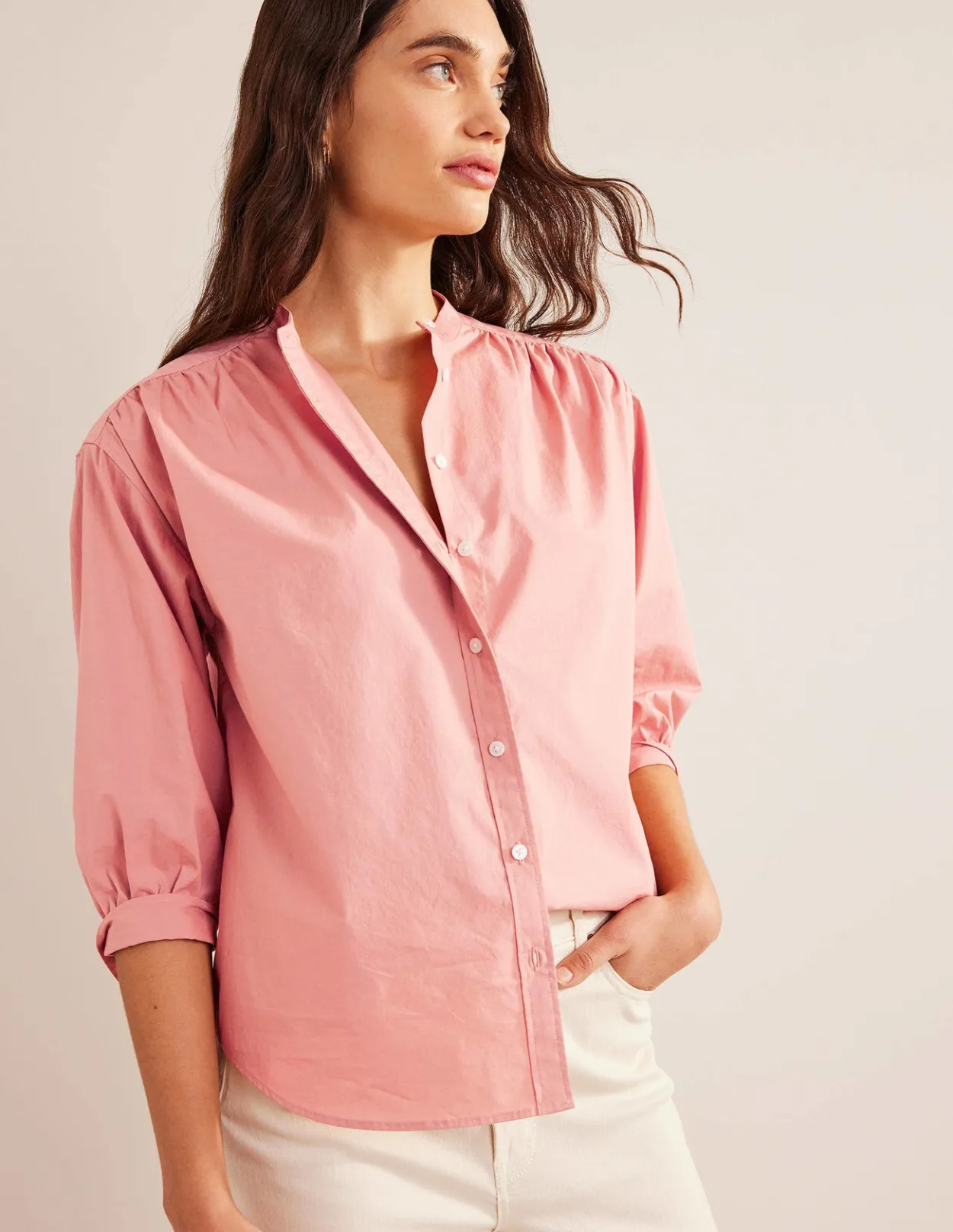 Best Sale Relaxed Poplin Shirt Women Shirts