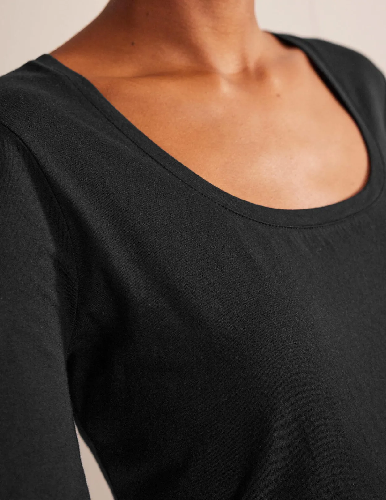 Clearance 3/4 Sleeve Scoop Neck Top Women Loungewear