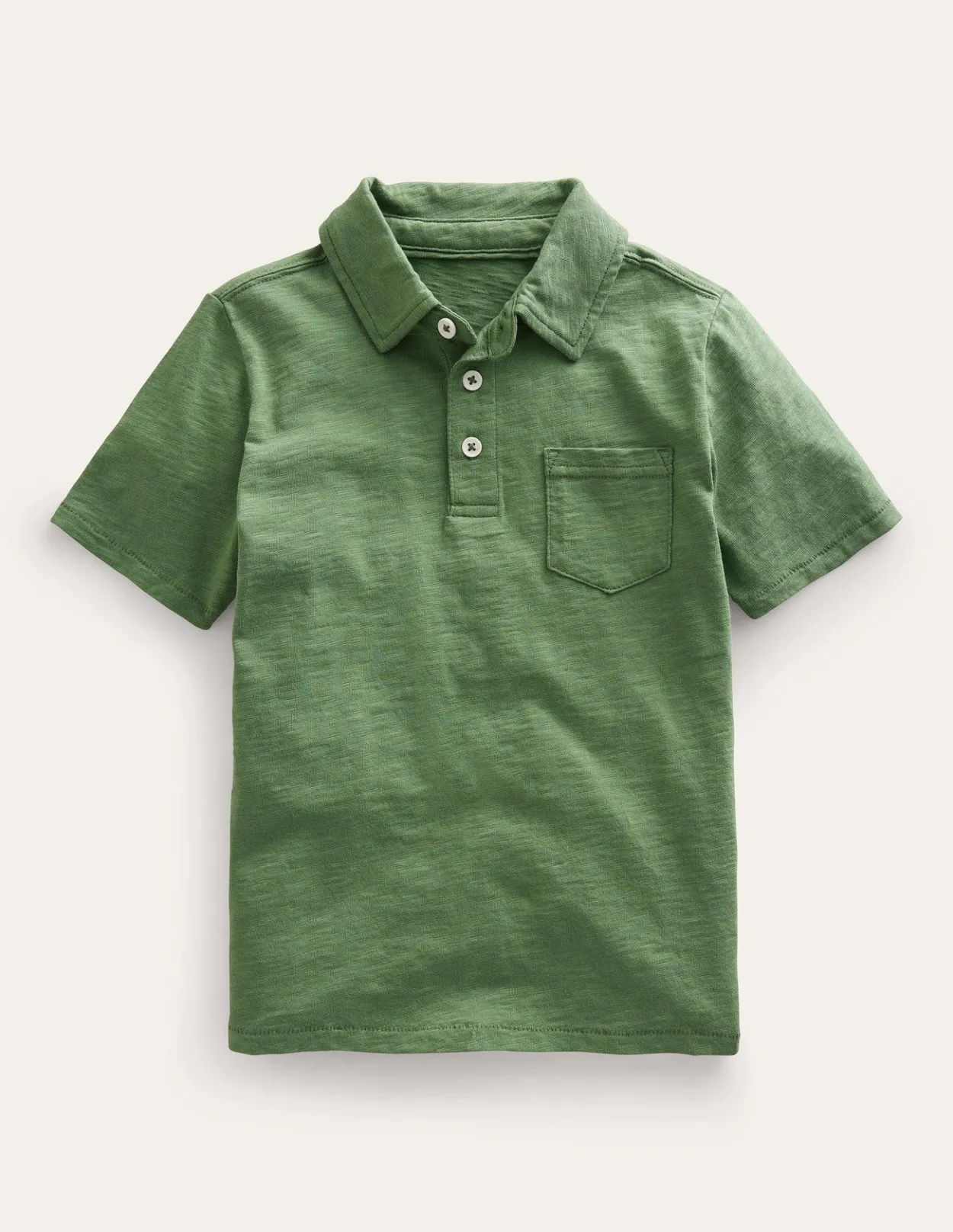 Sale Slubbed-Jersey Polo Shirt Boys Tops, T-Shirts & Polos