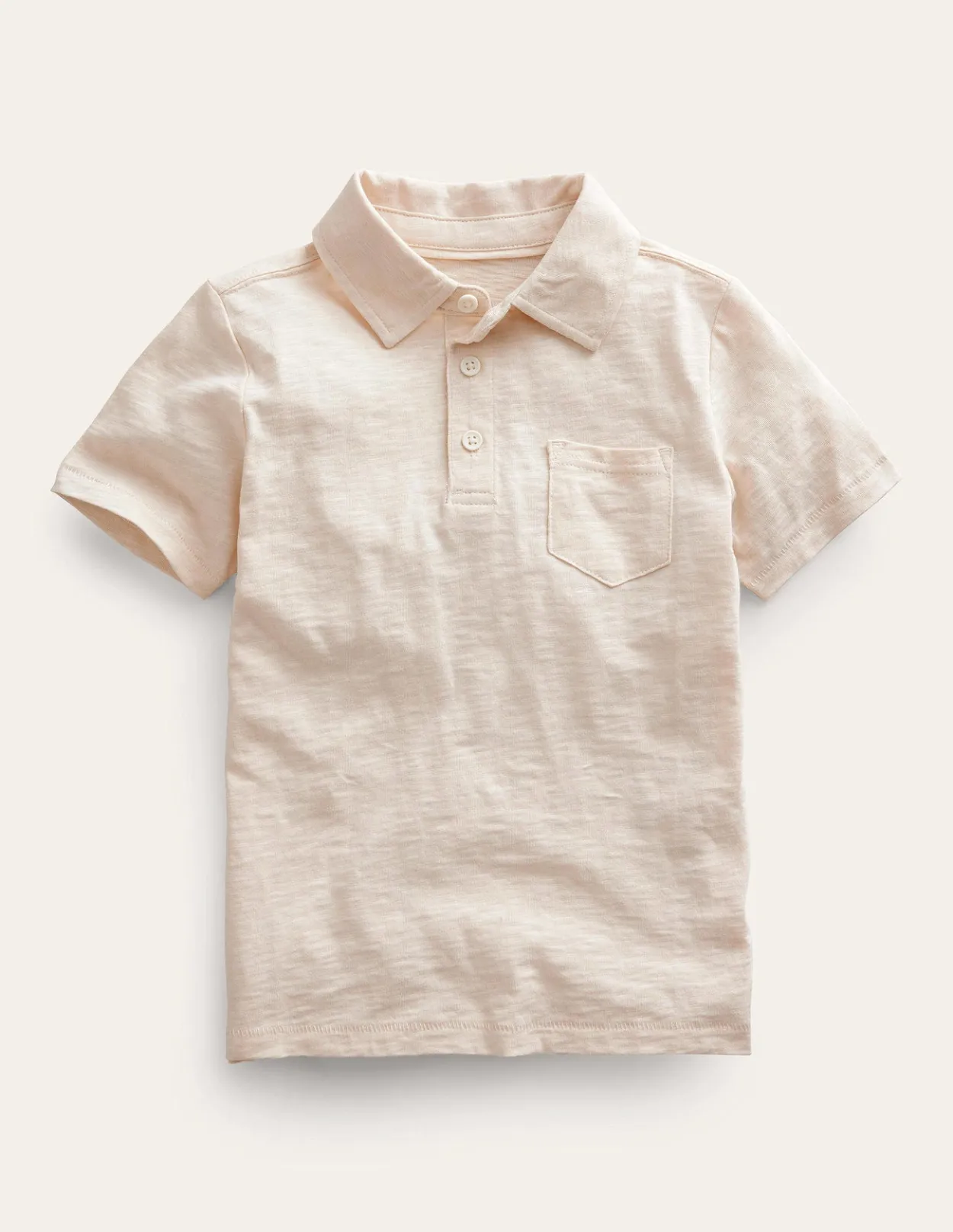 Sale Slubbed-Jersey Polo Shirt Boys Tops, T-Shirts & Polos