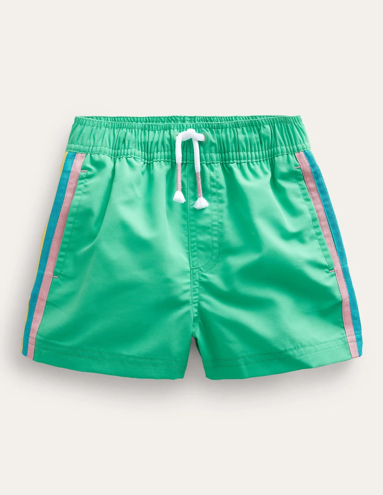 Shop Sporty Stripe Short Boys Swimwear & Beachwear