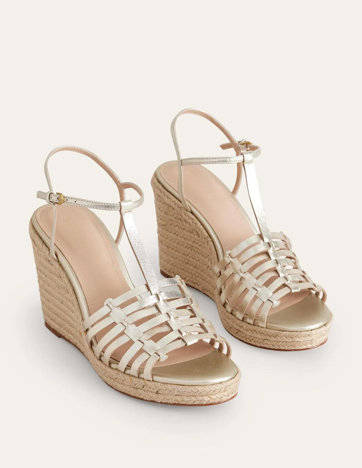 Clearance Strappy Espadrille Wedges Women Loafers