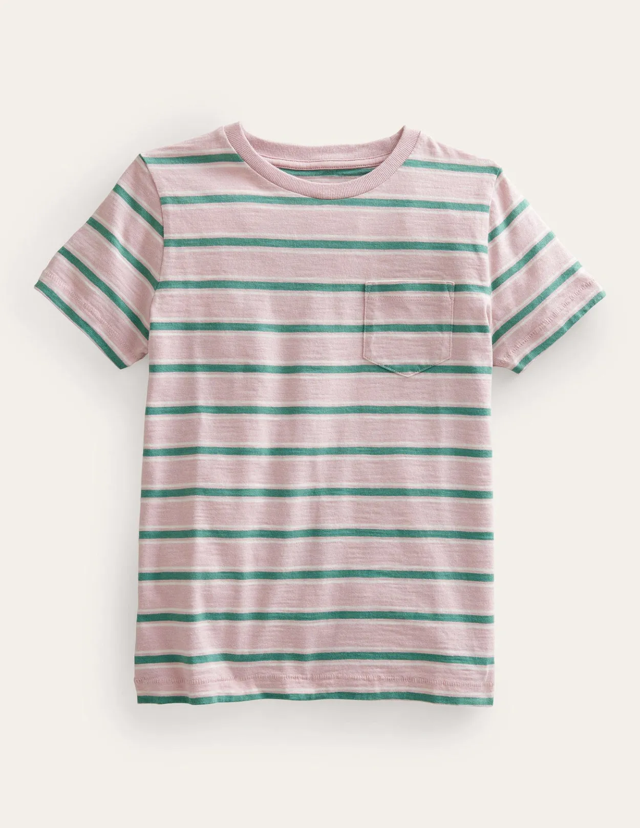 Sale Striped Washed Slub T-Shirt Girls Tops & T-Shirts