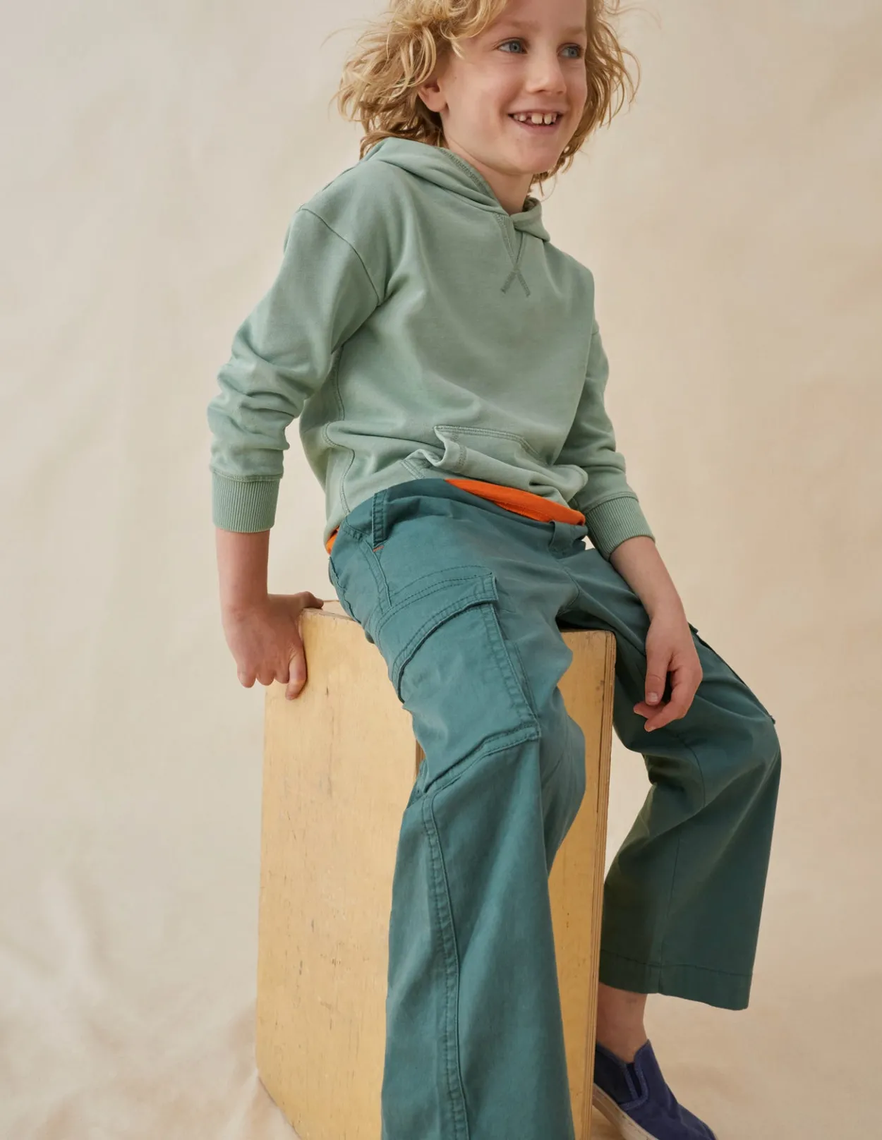 Store Wide Leg Cargos Boys Trousers & Jeans